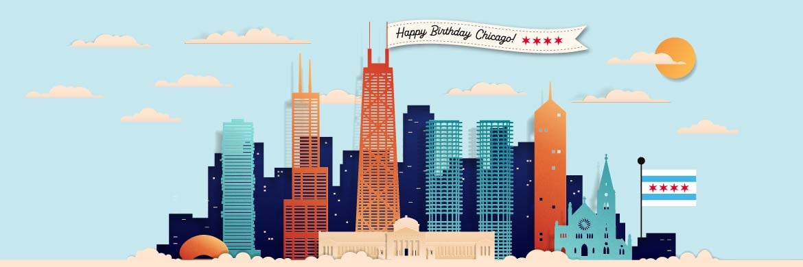 Chicago Birthday 2025 Graphic