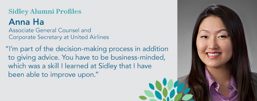 A Conversation With Alumna Anna Ha, Associate General Counsel and Corporate Secretary at United Airlines